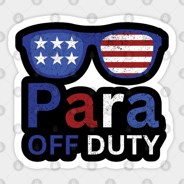 PARA OFF DUTY Sticker by Artistic Design